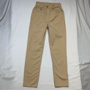 🆕 Vintage Mom Jeans Khakis Women's 0P High Rise 80s 90s Y2K CLassic Academic